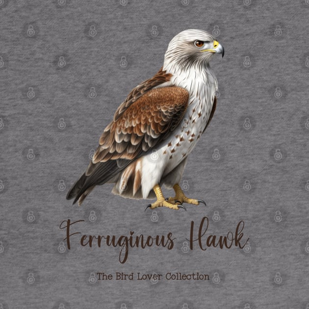 Ferruginous Hawk - The Bird Lover Collection by goodoldvintage